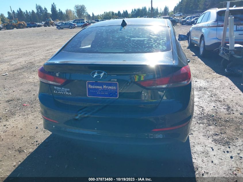 2017 HYUNDAI ELANTRA SE - KMHD84LF2HU103681