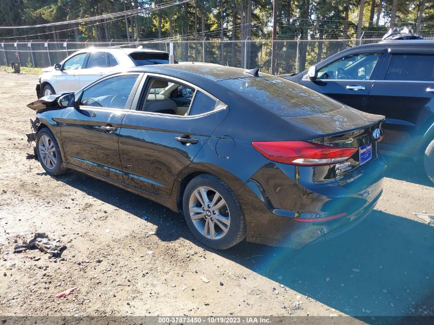 2017 HYUNDAI ELANTRA SE - KMHD84LF2HU103681