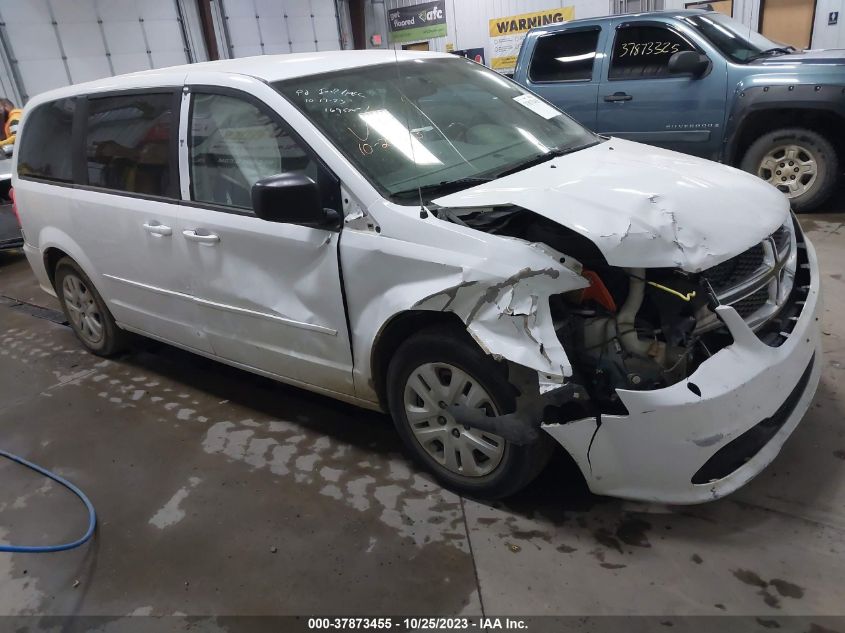 2016 DODGE GRAND CARAVAN SE - 2C4RDGBG5GR168134