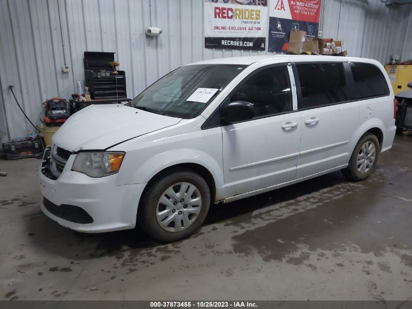 2016 DODGE GRAND CARAVAN SE - 2C4RDGBG5GR168134
