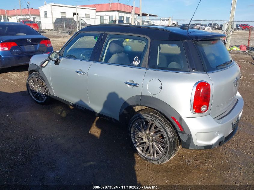 2013 MINI COUNTRYMAN COOPER S WMWZC3C51DWP24254