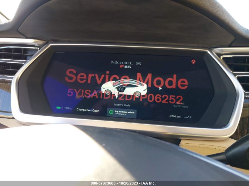 2013 TESLA MODEL S PERFORMANCE - 5YJSA1DP2DFP06252