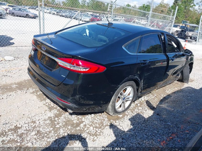 2018 FORD FUSION SE - 3FA6P0H74JR139398