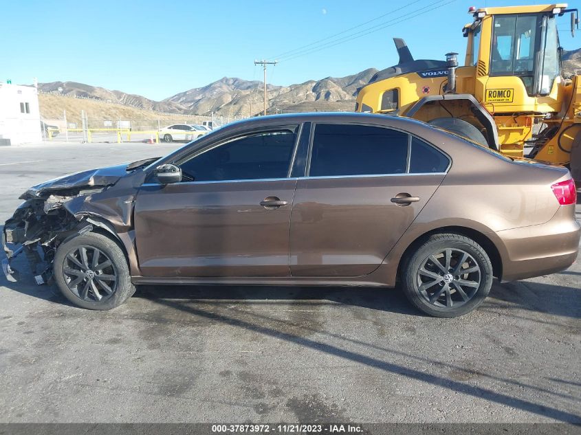 2013 VOLKSWAGEN JETTA SEDAN SE W/CONVENIENCE 3VWDX7AJXDM306815