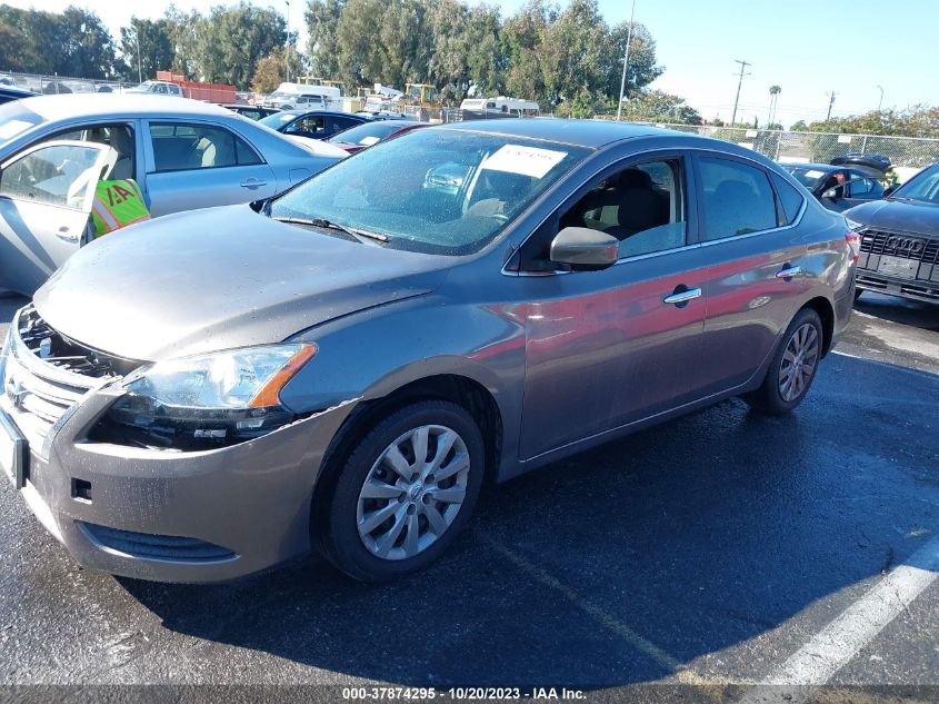 2015 NISSAN SENTRA S/SV/SR/SL - 3N1AB7AP5FL637046