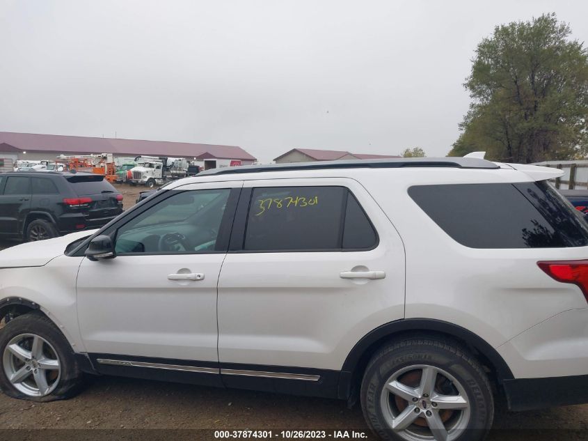 VIN 1FM5K8D85HGA22749 2017 FORD EXPLORER XLT