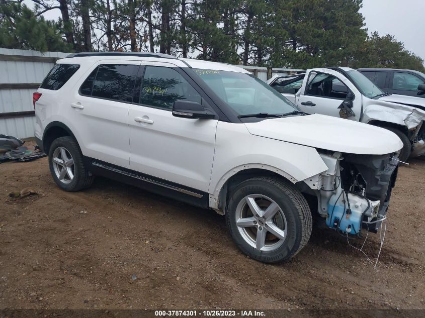 VIN 1FM5K8D85HGA22749 2017 FORD EXPLORER XLT