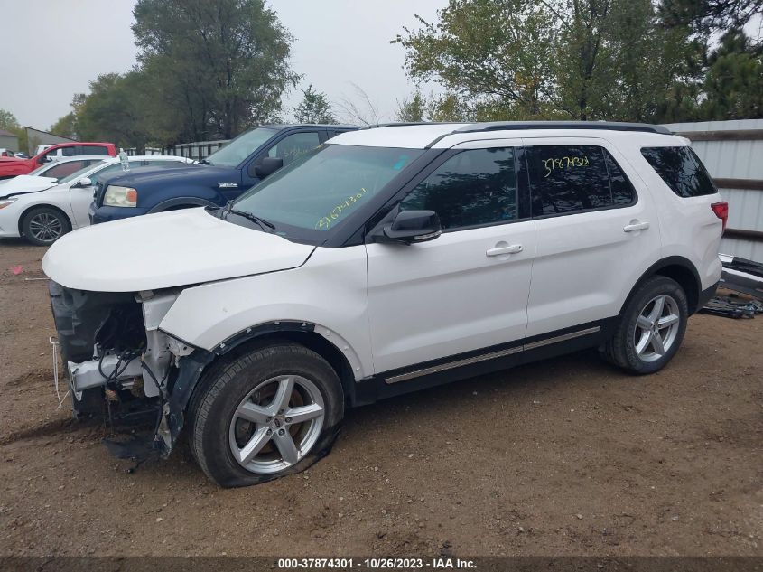 VIN 1FM5K8D85HGA22749 2017 FORD EXPLORER XLT