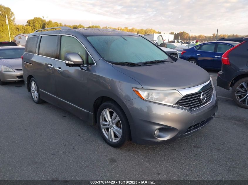2014 NISSAN QUEST S/SV/SL/LE - JN8AE2KP1E9106587