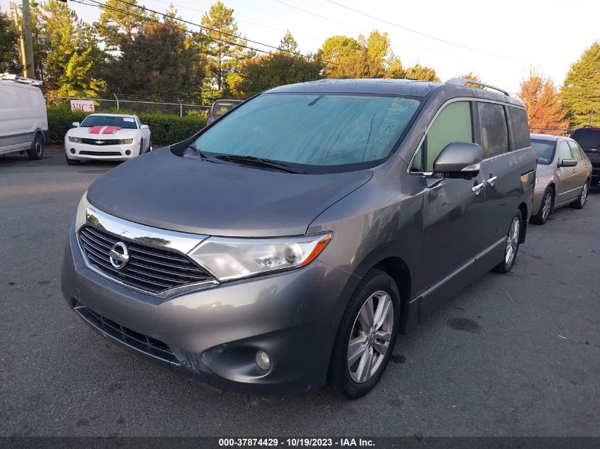 2014 NISSAN QUEST S/SV/SL/LE - JN8AE2KP1E9106587