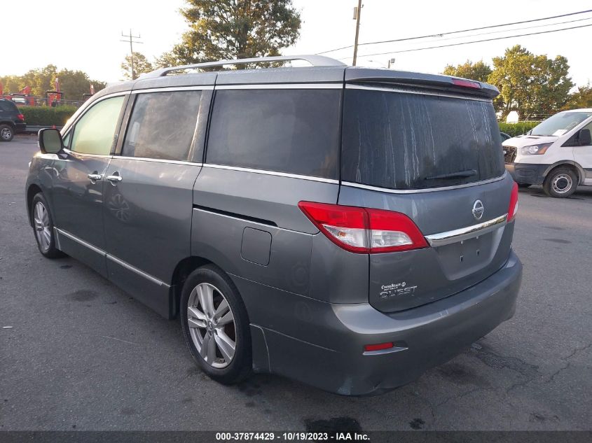 2014 NISSAN QUEST S/SV/SL/LE - JN8AE2KP1E9106587