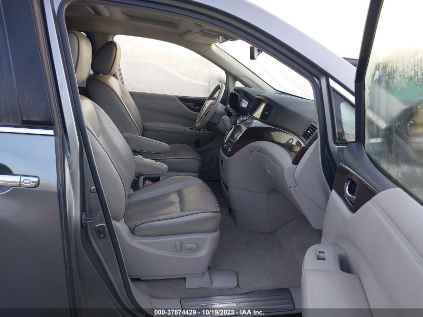2014 NISSAN QUEST S/SV/SL/LE - JN8AE2KP1E9106587