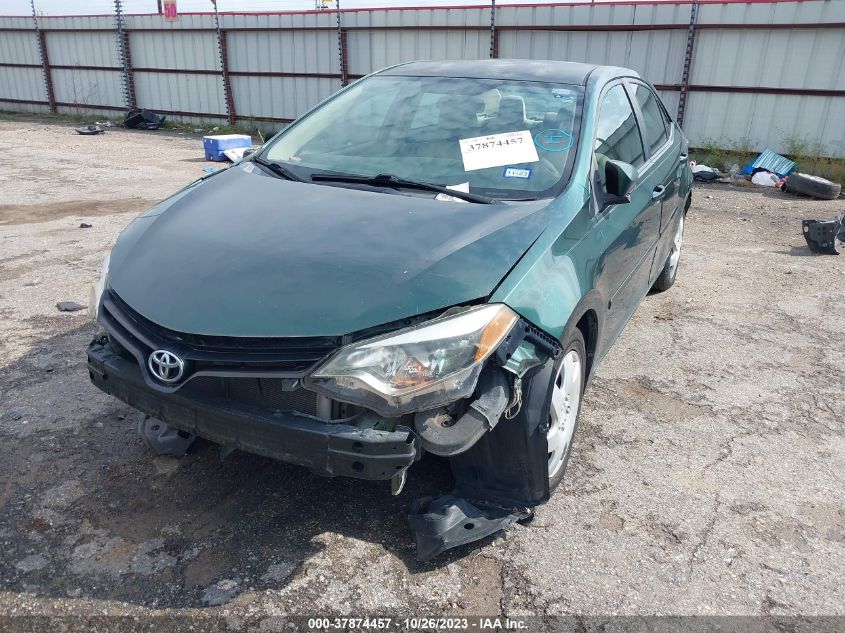 2014 TOYOTA COROLLA L/LE/S/S PLUS/LE PLUS - 5YFBURHE4EP124187