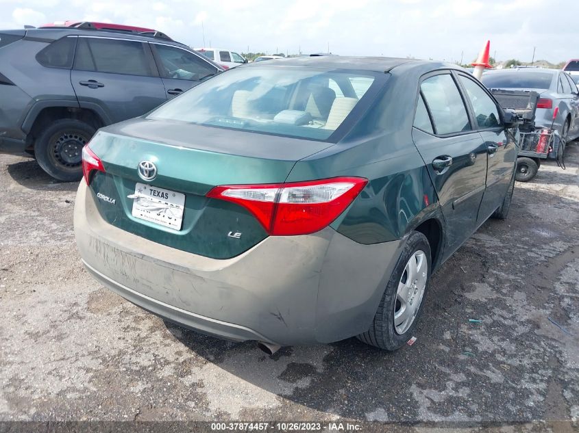 2014 TOYOTA COROLLA L/LE/S/S PLUS/LE PLUS - 5YFBURHE4EP124187