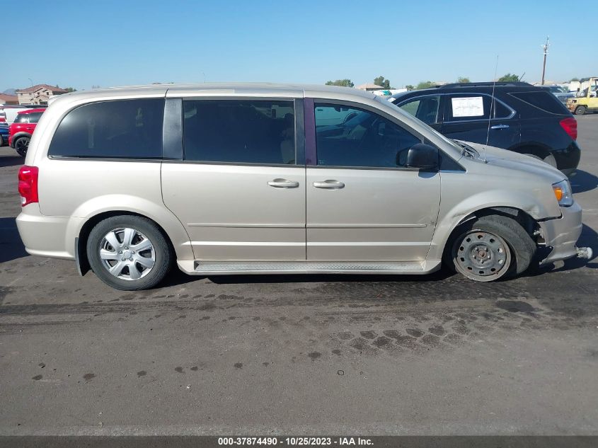 2014 DODGE GRAND CARAVAN SE - 2C4RDGBG6ER411012