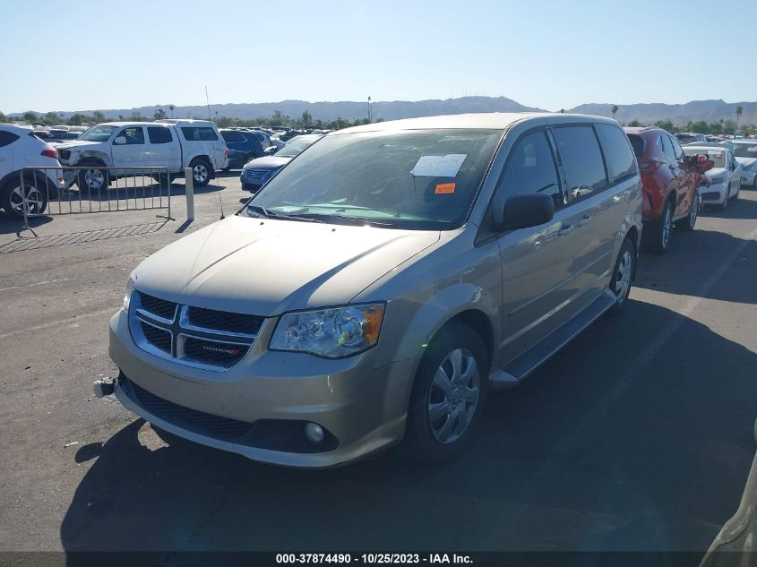 2014 DODGE GRAND CARAVAN SE - 2C4RDGBG6ER411012