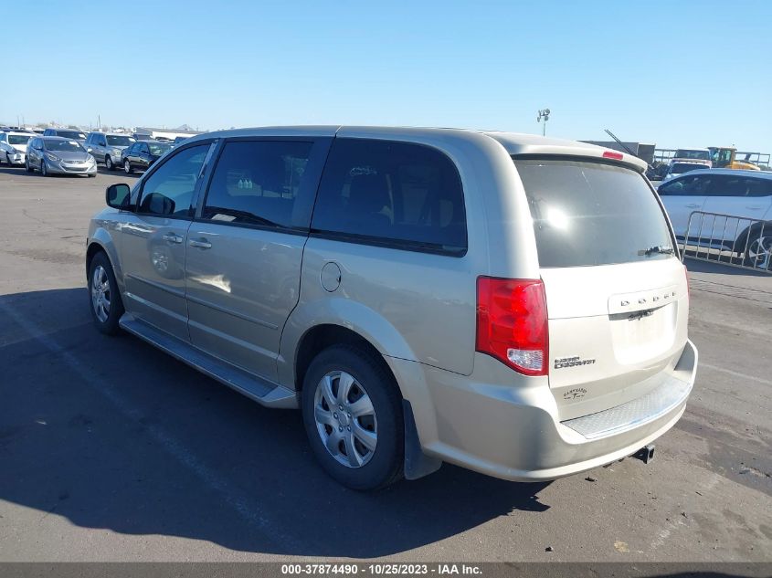 2014 DODGE GRAND CARAVAN SE - 2C4RDGBG6ER411012