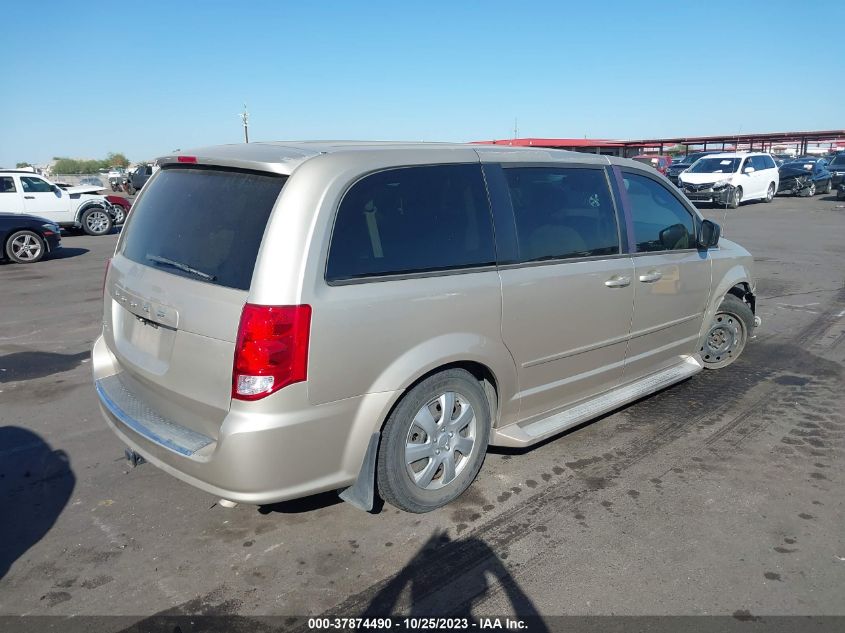 2014 DODGE GRAND CARAVAN SE - 2C4RDGBG6ER411012