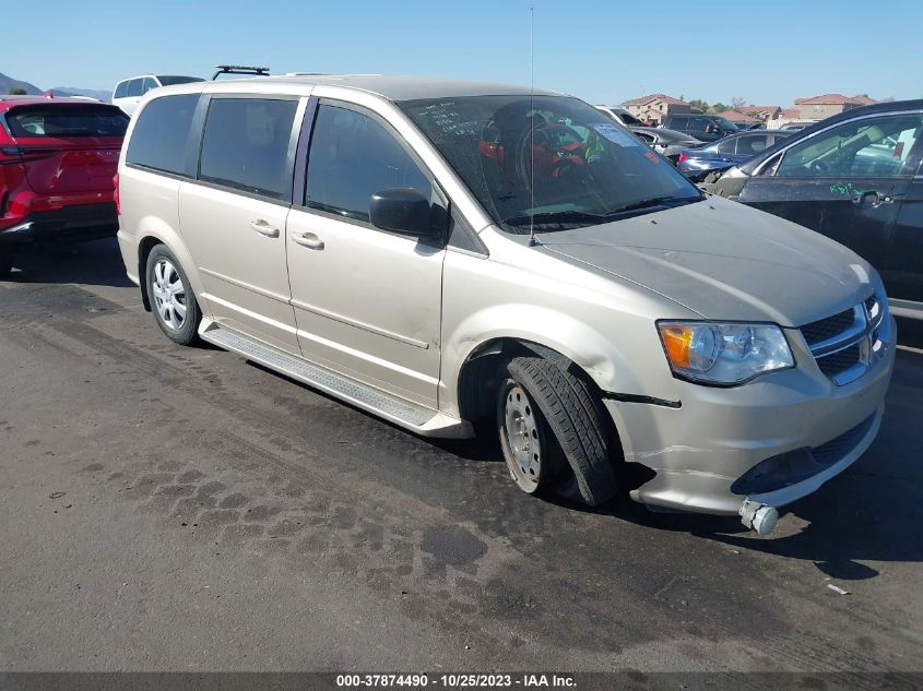 2014 DODGE GRAND CARAVAN SE - 2C4RDGBG6ER411012