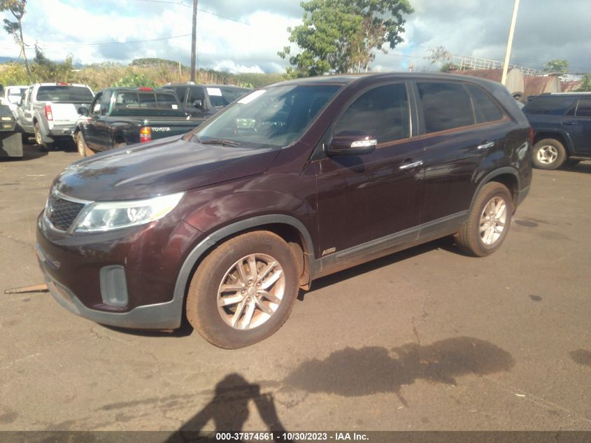 2014 KIA SORENTO LX - 5XYKTCA63EG486924