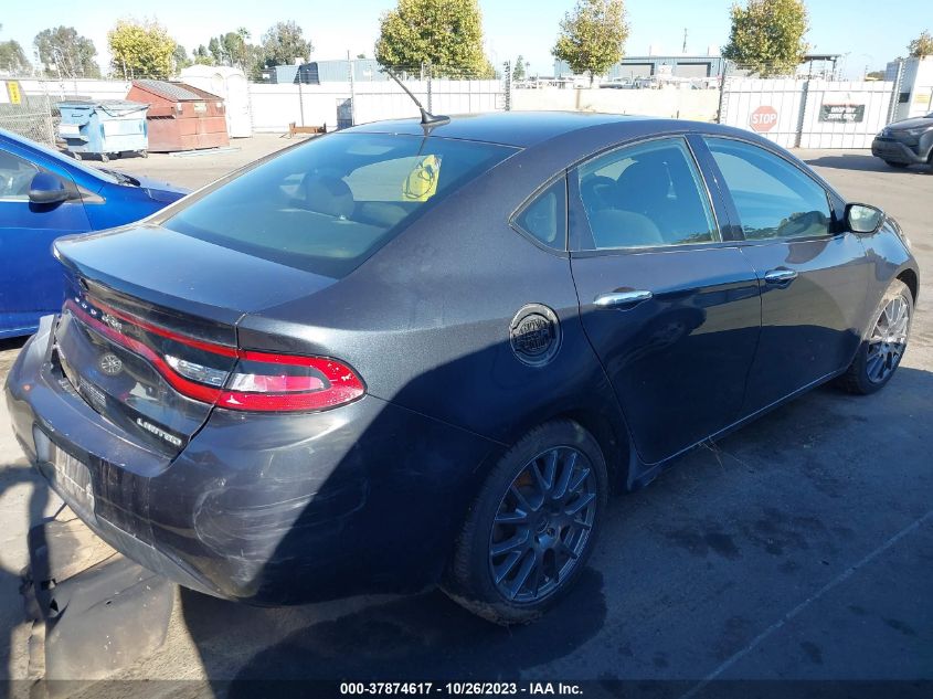 2013 DODGE DART LIMITED - 1C3CDFCA8DD682072