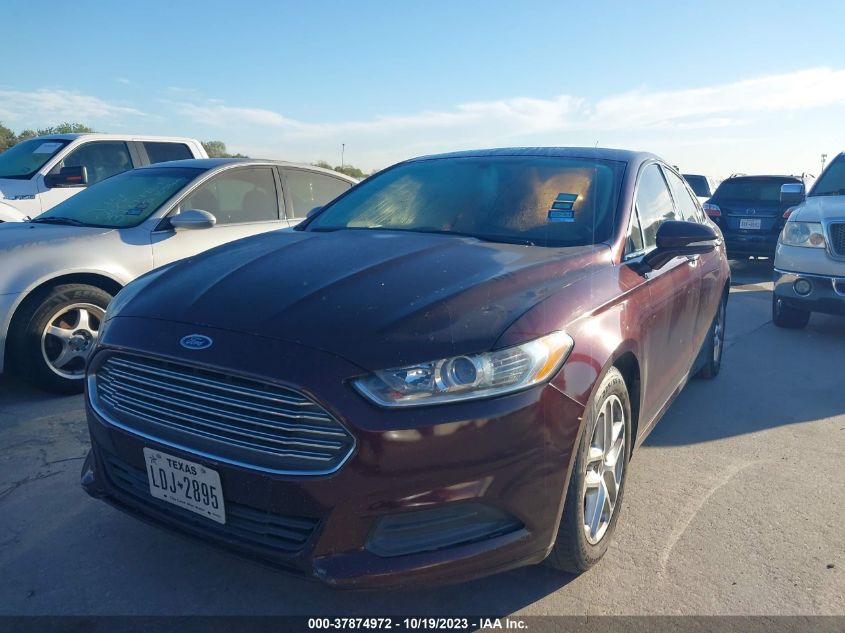 2013 FORD FUSION SE - 3FA6P0H70DR304576