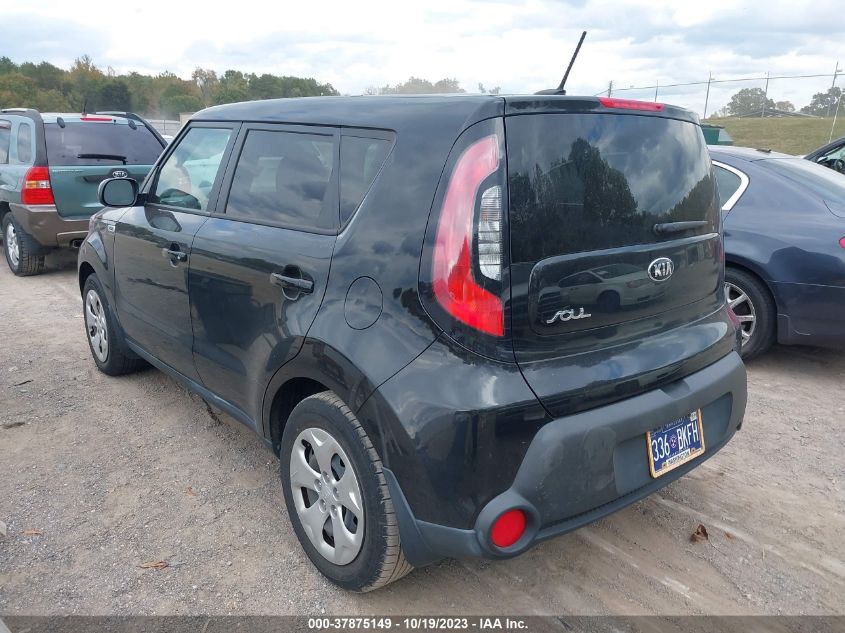 2015 KIA SOUL BASE - KNDJN2A29F7215040