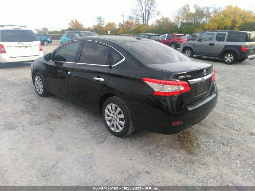 2015 NISSAN SENTRA SR/SL/S/SV/FE+ S - 3N1AB7AP1FL642180