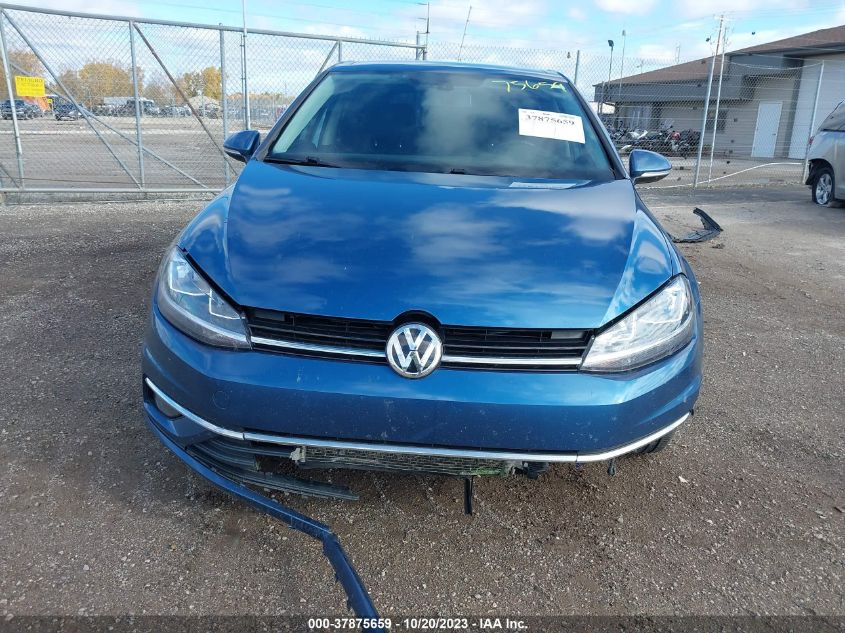 2018 VOLKSWAGEN GOLF S/SE - 3VWG17AU0JM265552