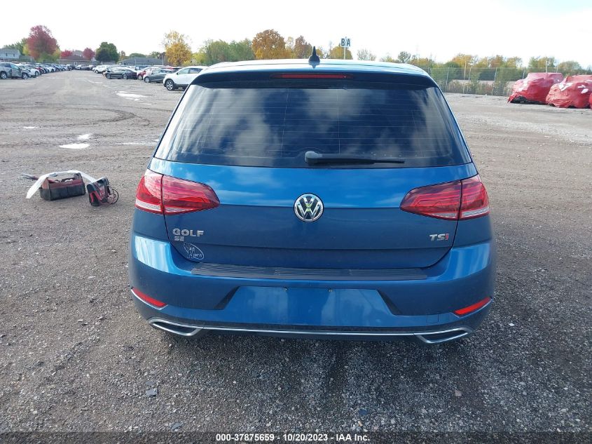 2018 VOLKSWAGEN GOLF S/SE - 3VWG17AU0JM265552