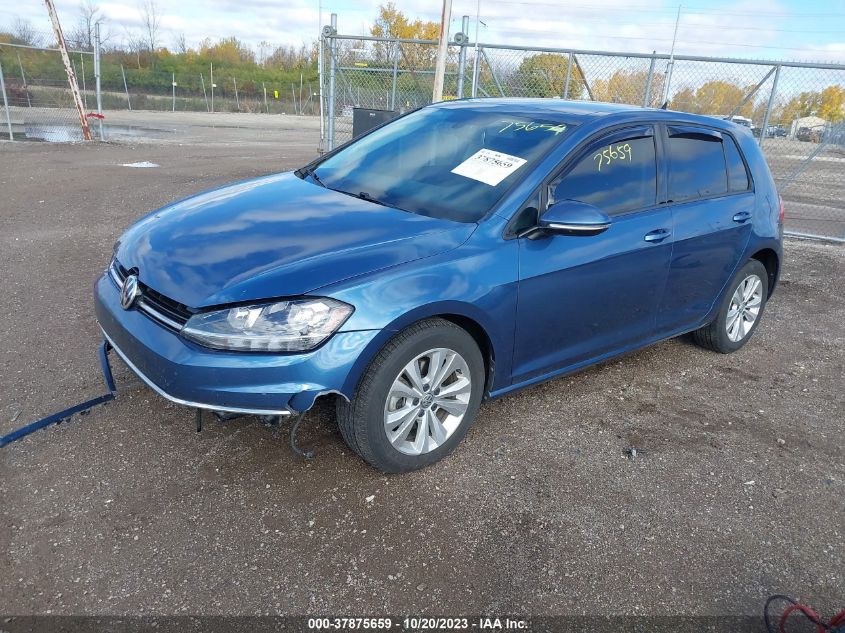 2018 VOLKSWAGEN GOLF S/SE - 3VWG17AU0JM265552