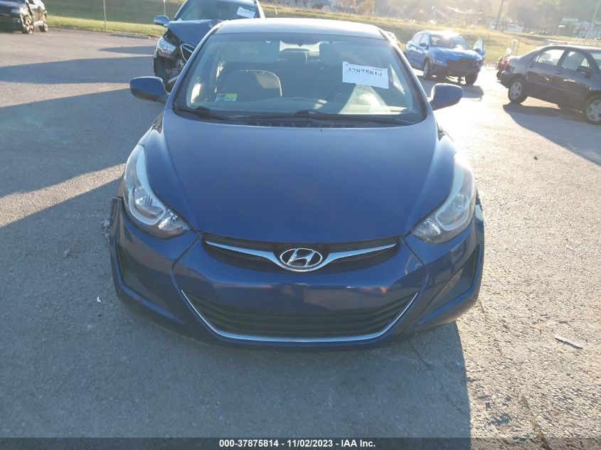 2016 HYUNDAI ELANTRA SE/SPORT/LIMITED - 5NPDH4AE8GH765630