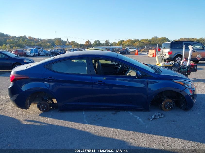 2016 HYUNDAI ELANTRA SE/SPORT/LIMITED - 5NPDH4AE8GH765630