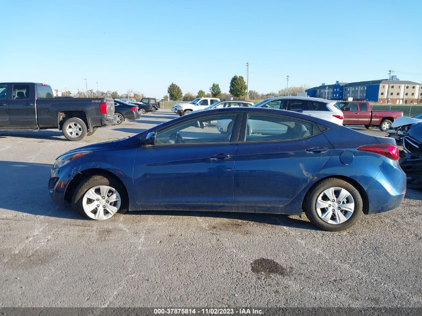 2016 HYUNDAI ELANTRA SE/SPORT/LIMITED - 5NPDH4AE8GH765630