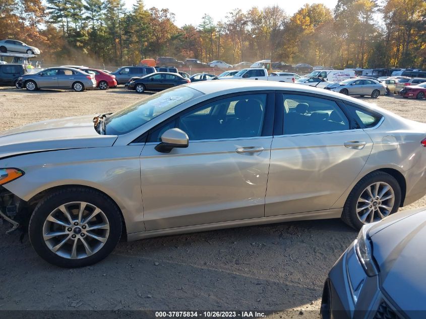 2017 FORD FUSION SE - 3FA6P0H74HR110509