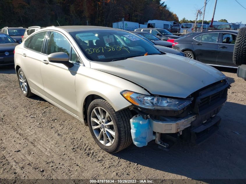 2017 FORD FUSION SE - 3FA6P0H74HR110509