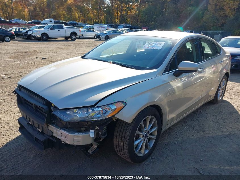 2017 FORD FUSION SE - 3FA6P0H74HR110509