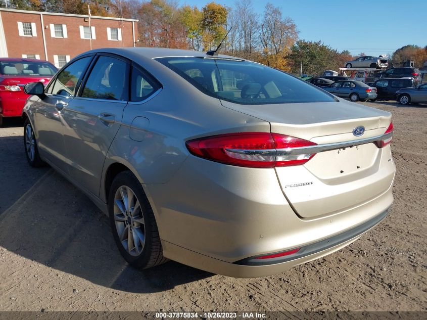 2017 FORD FUSION SE - 3FA6P0H74HR110509