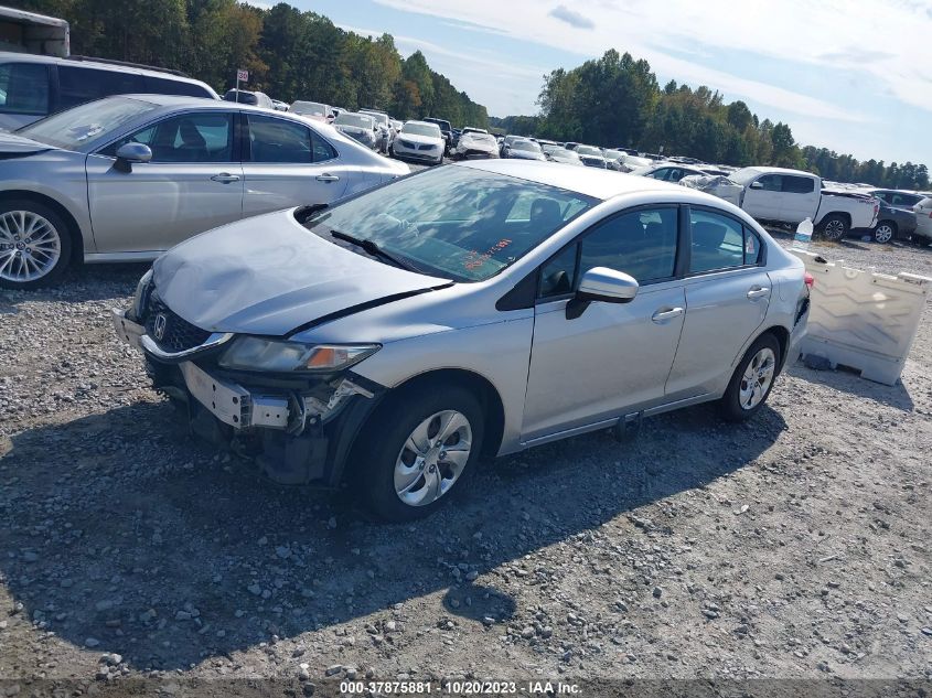 2014 HONDA CIVIC SEDAN LX - 2HGFB2F57EH505217
