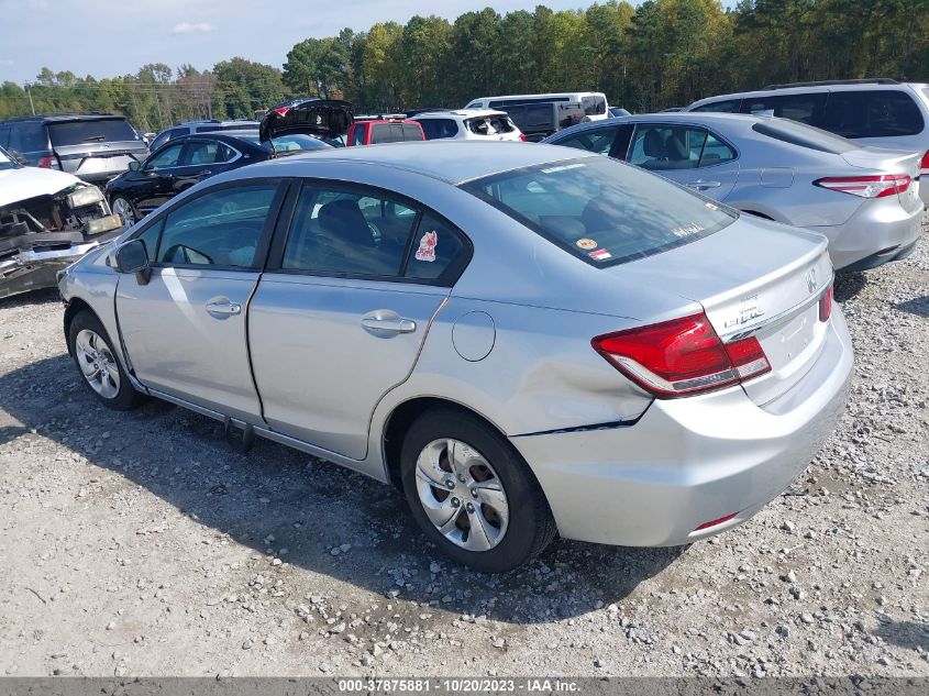 2014 HONDA CIVIC SEDAN LX - 2HGFB2F57EH505217