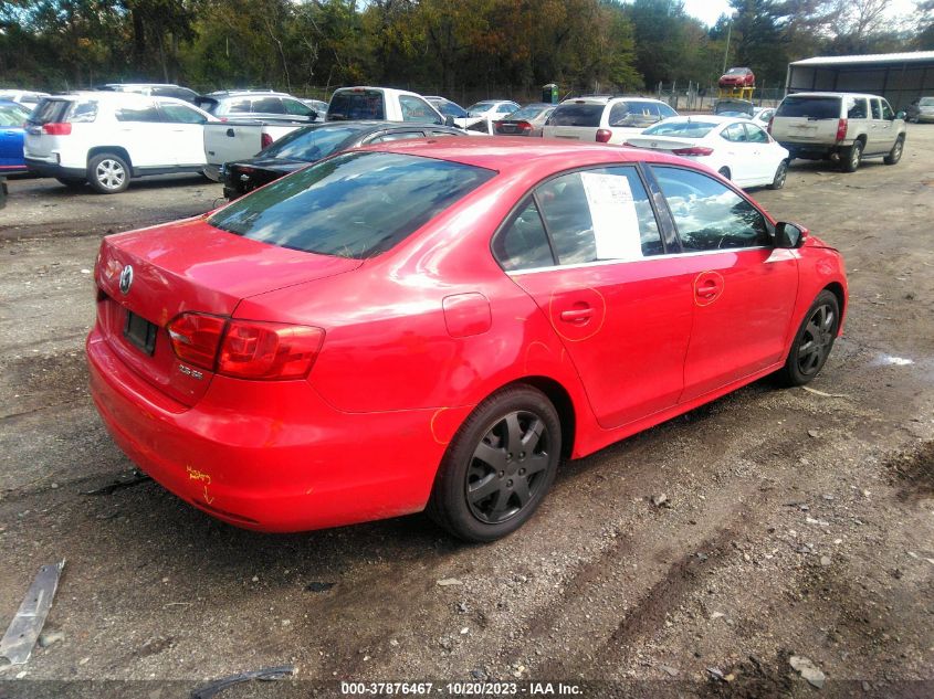 2013 VOLKSWAGEN JETTA SEDAN SE 3VWDP7AJ0DM407698