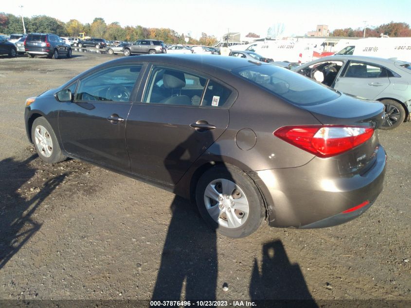 2015 KIA FORTE LX - KNAFX4A63F5301080
