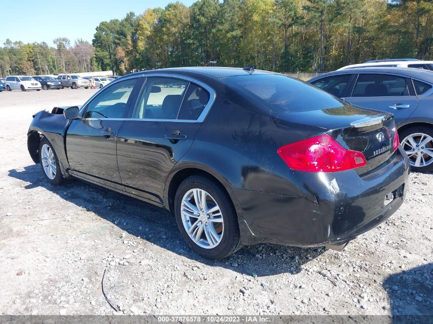2013 INFINITI G37 SEDAN X JN1CV6AR2DM767879