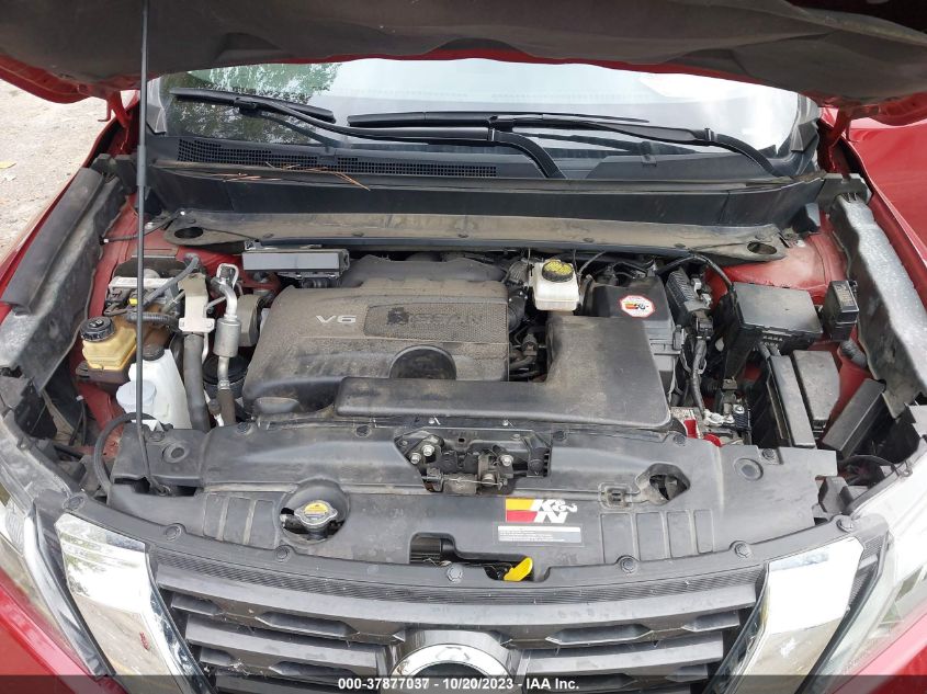2019 NISSAN PATHFINDER SL - 5N1DR2MN7KC588386
