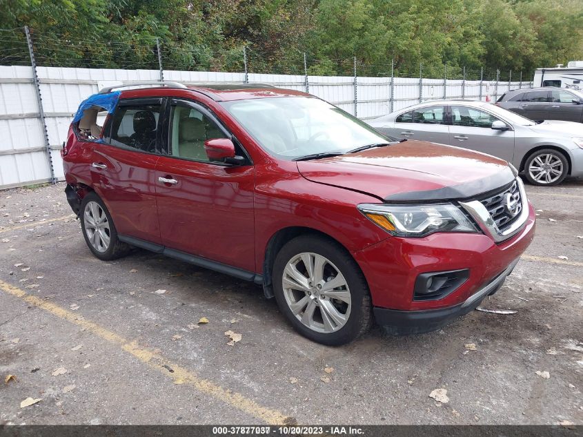 2019 NISSAN PATHFINDER SL - 5N1DR2MN7KC588386