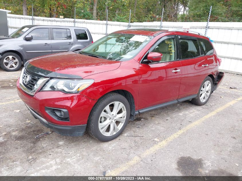 2019 NISSAN PATHFINDER SL - 5N1DR2MN7KC588386