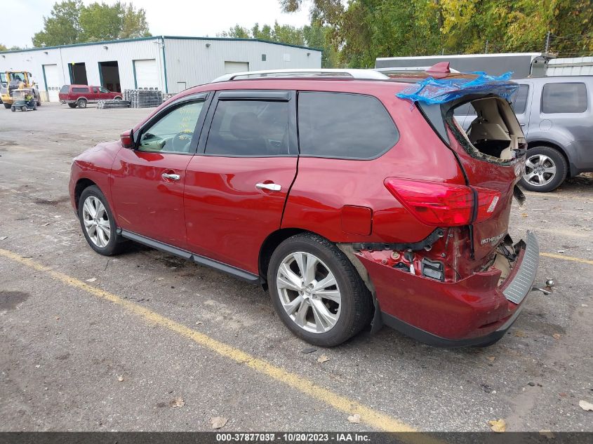 2019 NISSAN PATHFINDER SL - 5N1DR2MN7KC588386