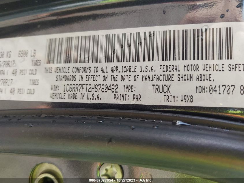 2017 RAM 1500 EXPRESS - 1C6RR7FT2HS760462