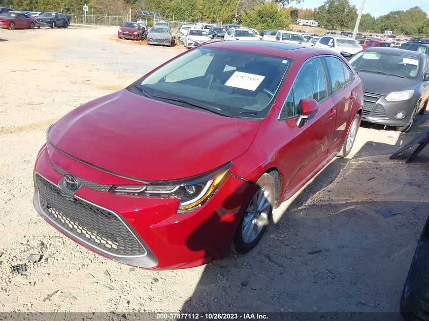 VIN 5YFFPMAE3NP388636 2022 TOYOTA COROLLA XLE