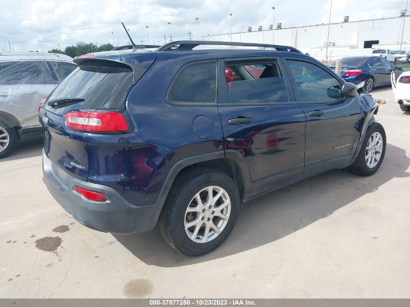 2015 JEEP CHEROKEE SPORT - 1C4PJLAB9FW760897